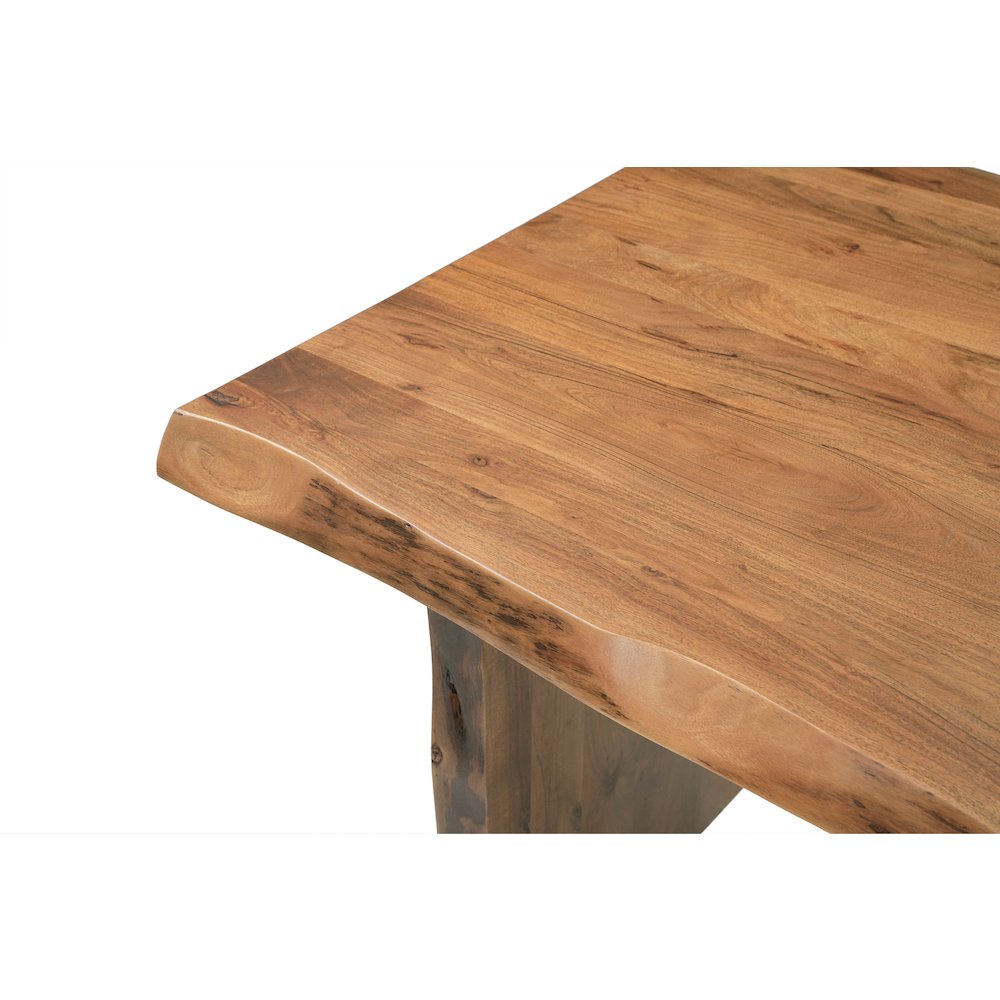 Linden 7-piece Solid Wood Live Edge Dining Set. Picture 7