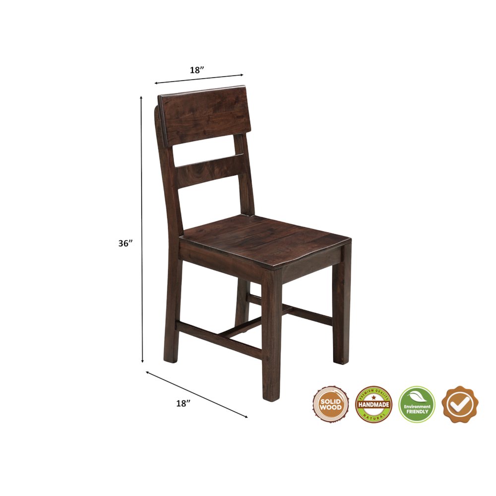 Linden 7-piece Solid Wood Live Edge Dining Set. Picture 13