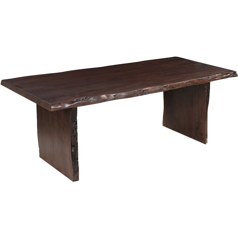 Linden 7-piece Solid Wood Live Edge Dining Set. Picture 2