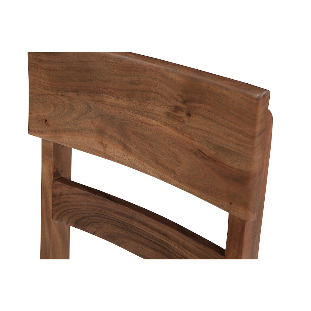 Linden 7-piece Solid Wood Live Edge Dining Set. Picture 12