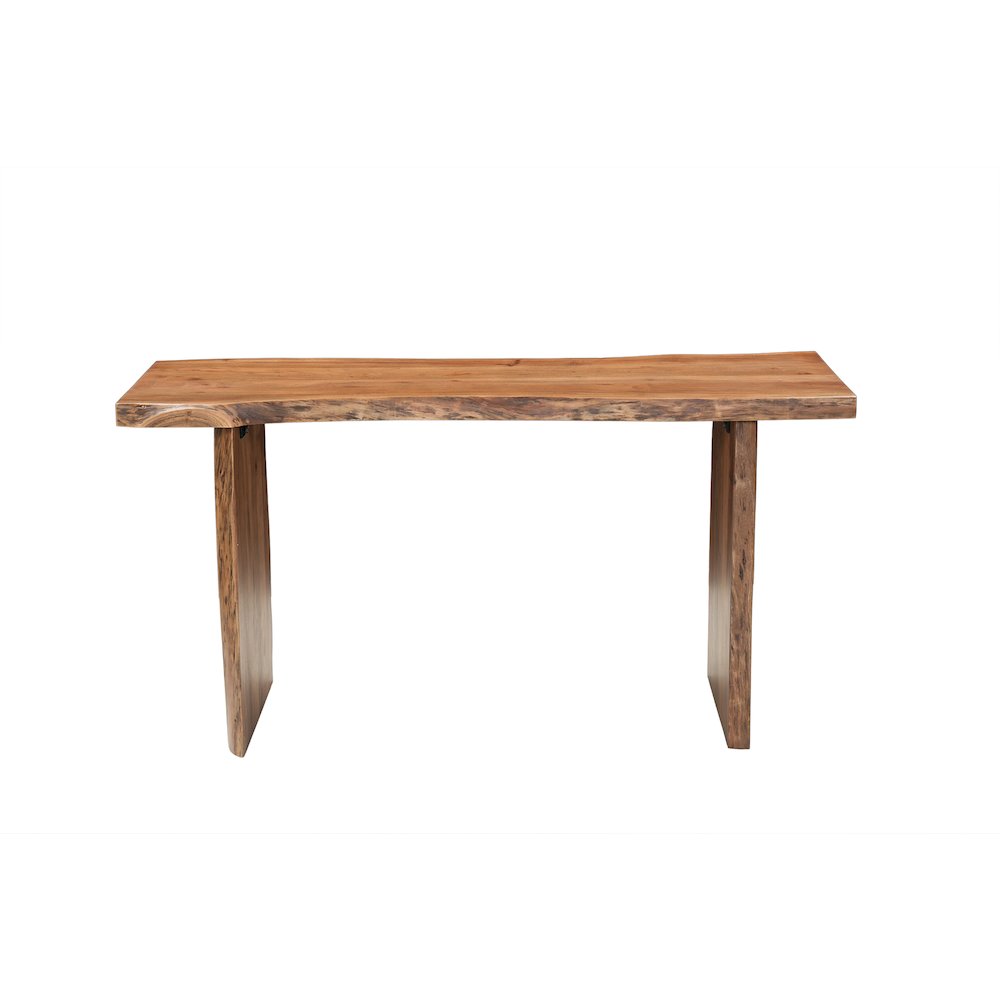 Linden Solid Wood Live Edge Console Table. Picture 2