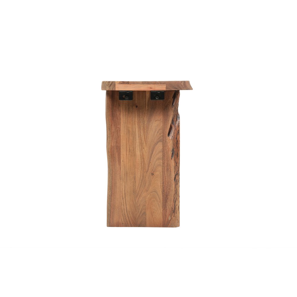 Linden Solid Wood Live Edge Console Table. Picture 3