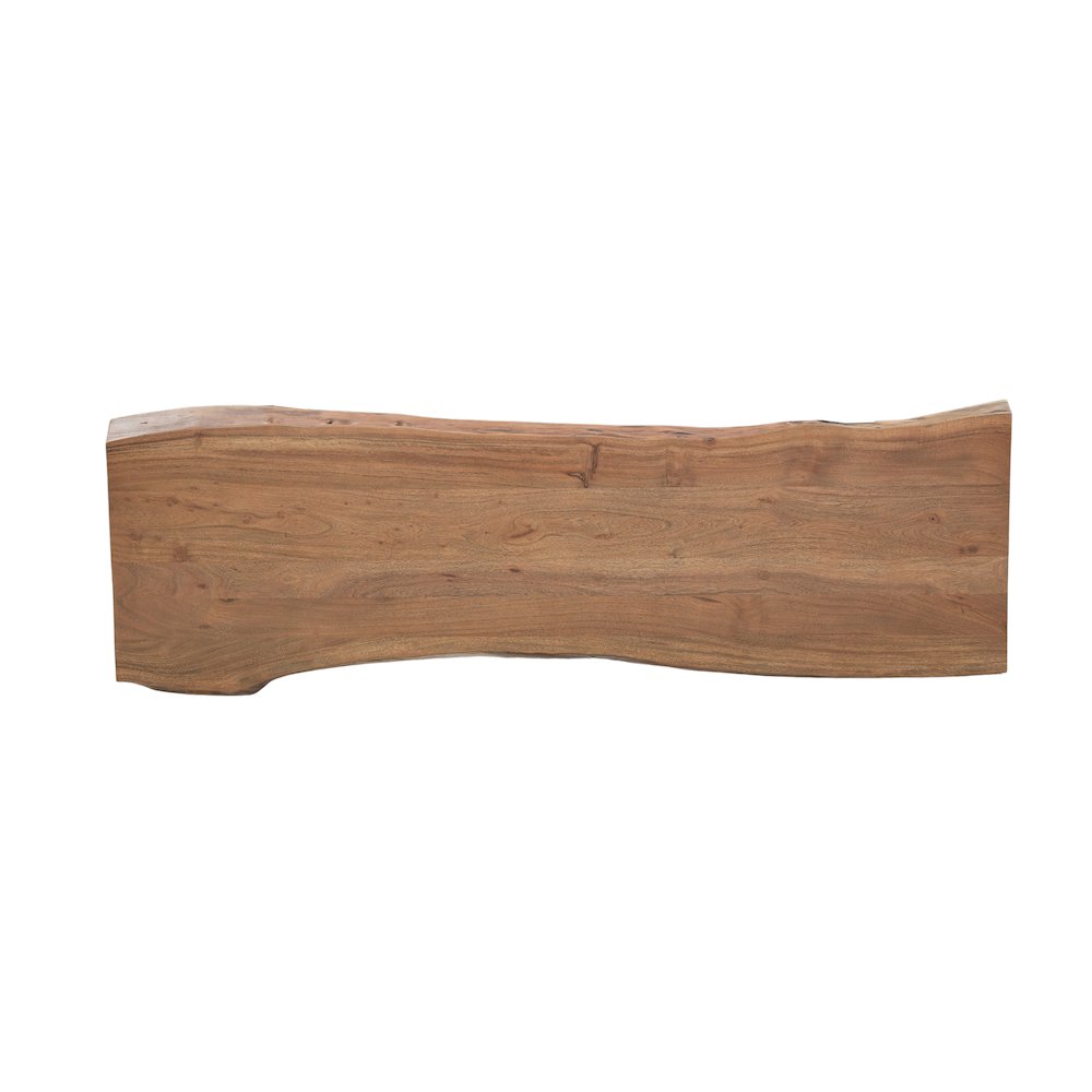 Linden Solid Wood Live Edge Console Table. Picture 4