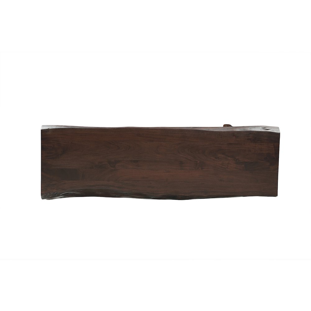 Linden Solid Wood Live Edge Console Table. Picture 4