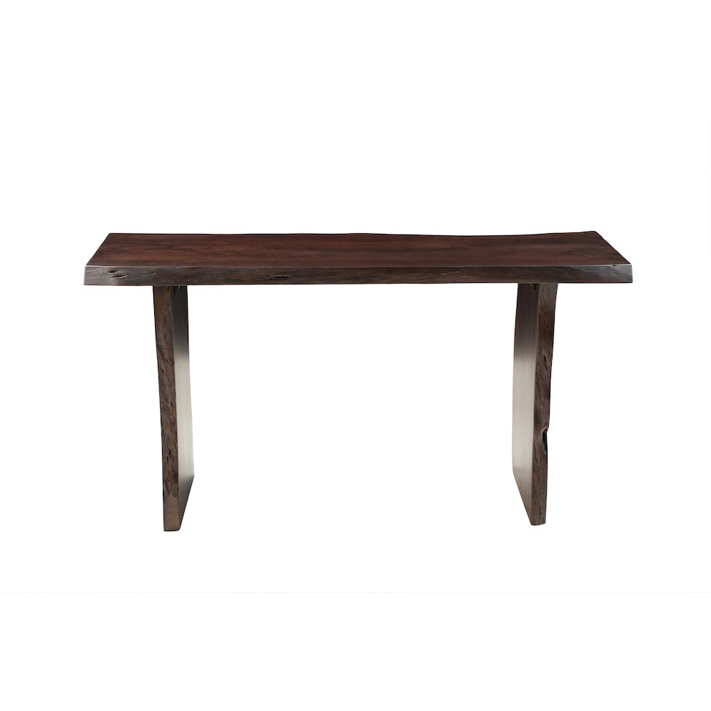 Linden Solid Wood Live Edge Console Table. Picture 2