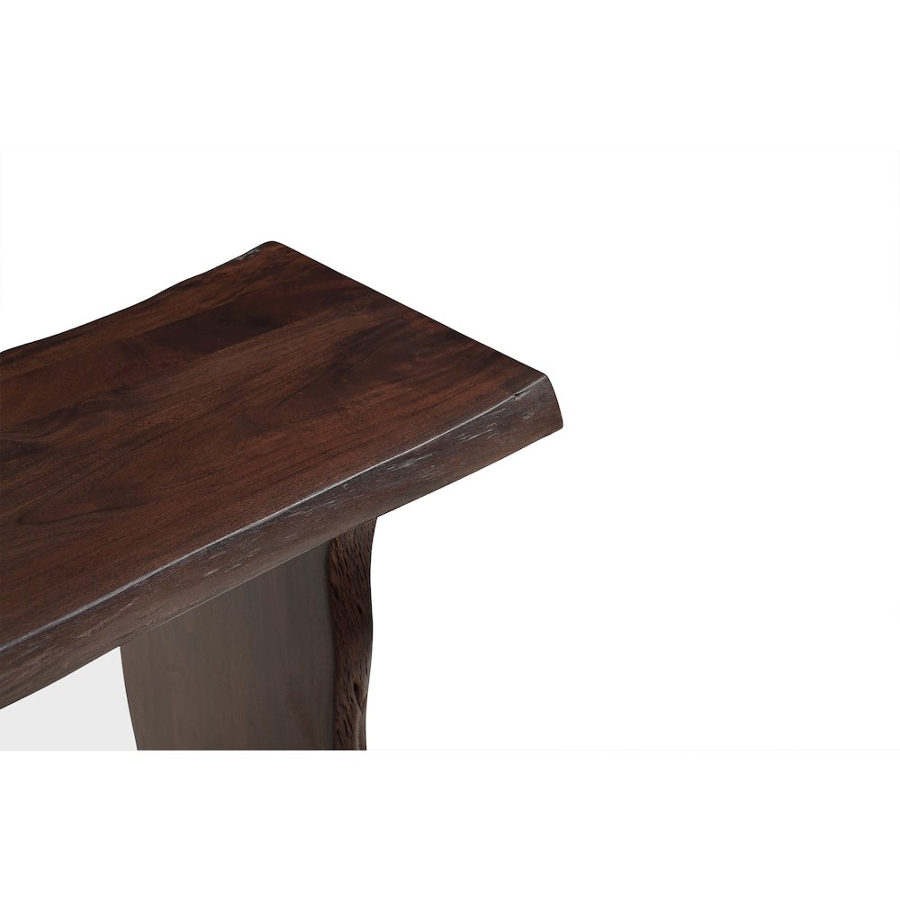 Linden Solid Wood Live Edge Console Table. Picture 7