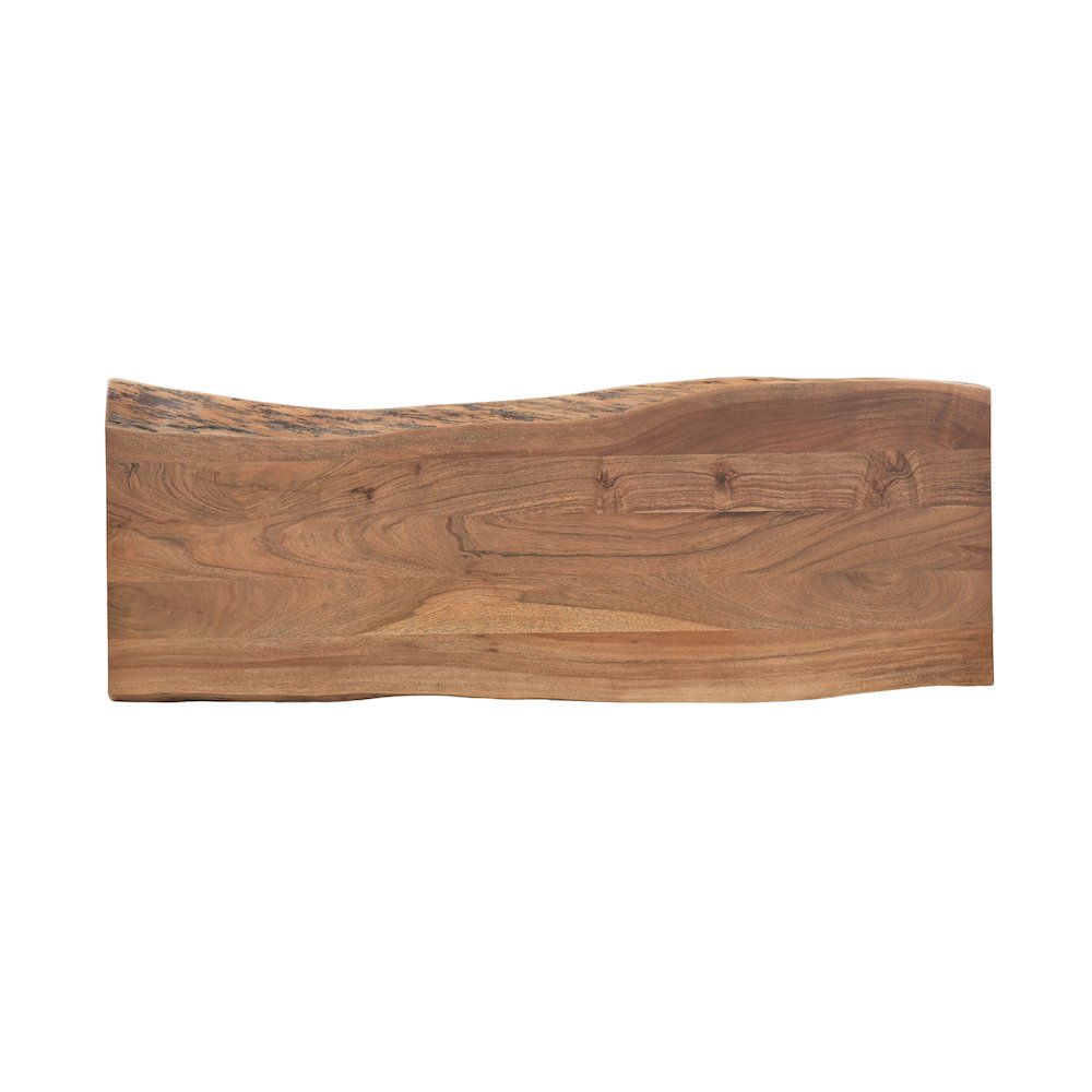 Linden Solid Wood Live Edge Bench. Picture 5