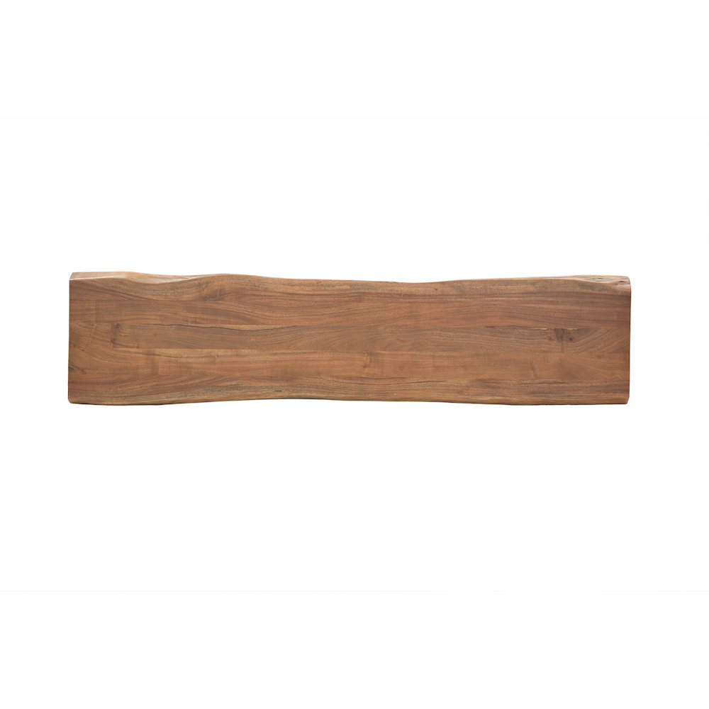 Linden Solid Wood Live Edge Bench. Picture 4