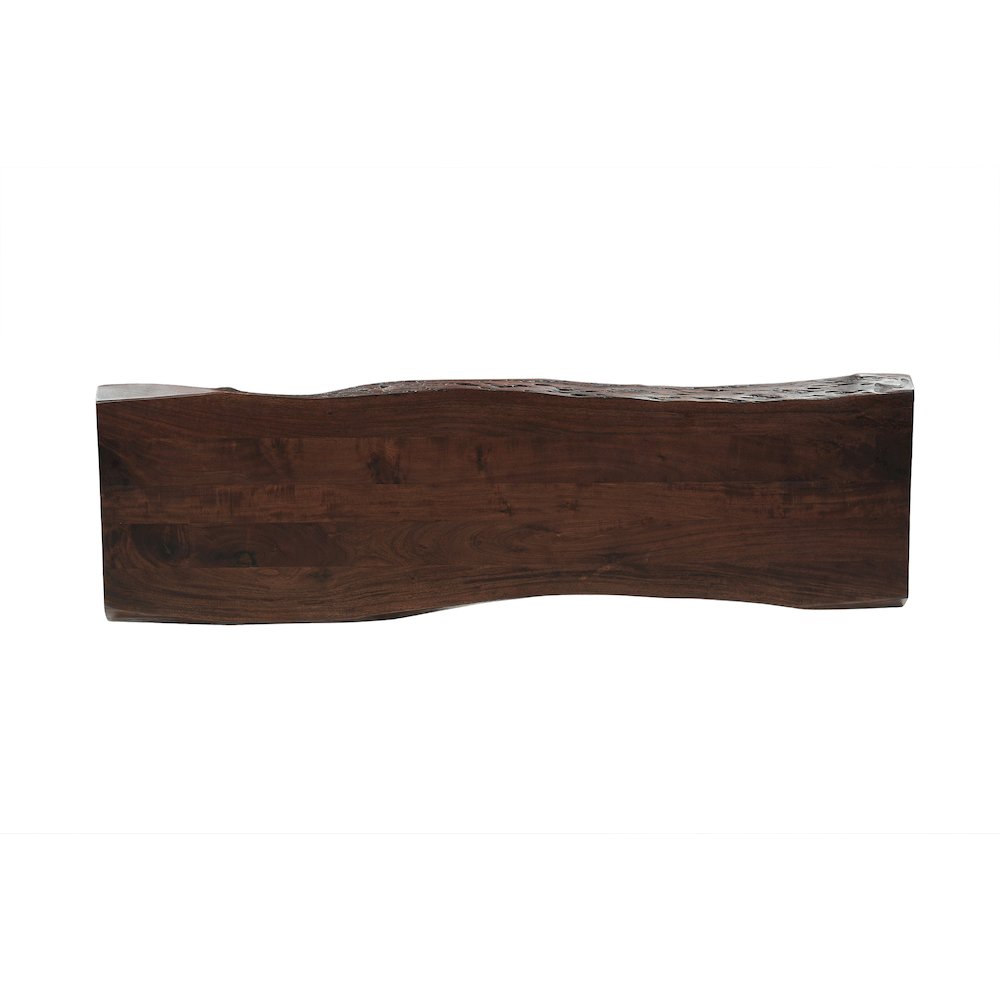 Linden Solid Wood Live Edge Bench. Picture 5