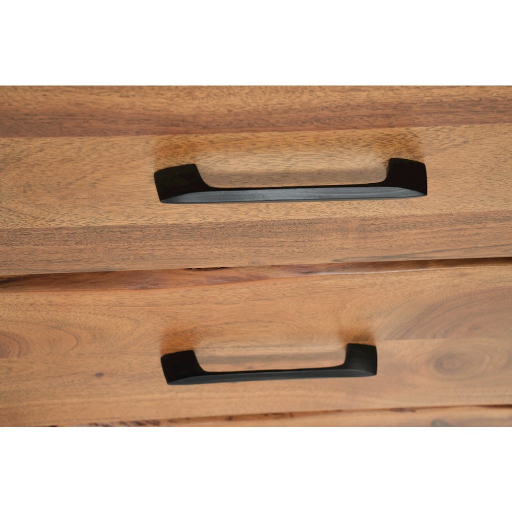 Linden 2-piece Solid Wood Live Edge Desk Set. Picture 10