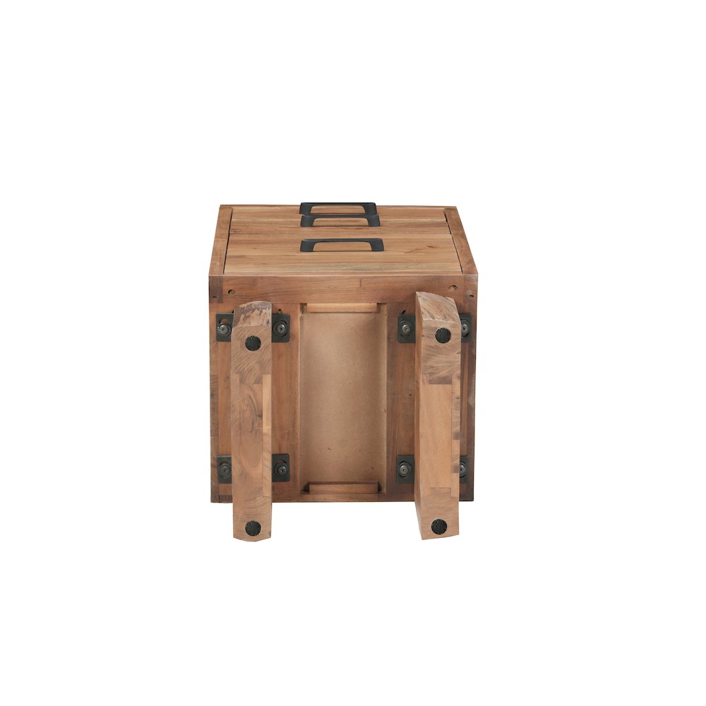 Linden Live Edge Solid Wood 3-drawer Filing Cabinet. Picture 8