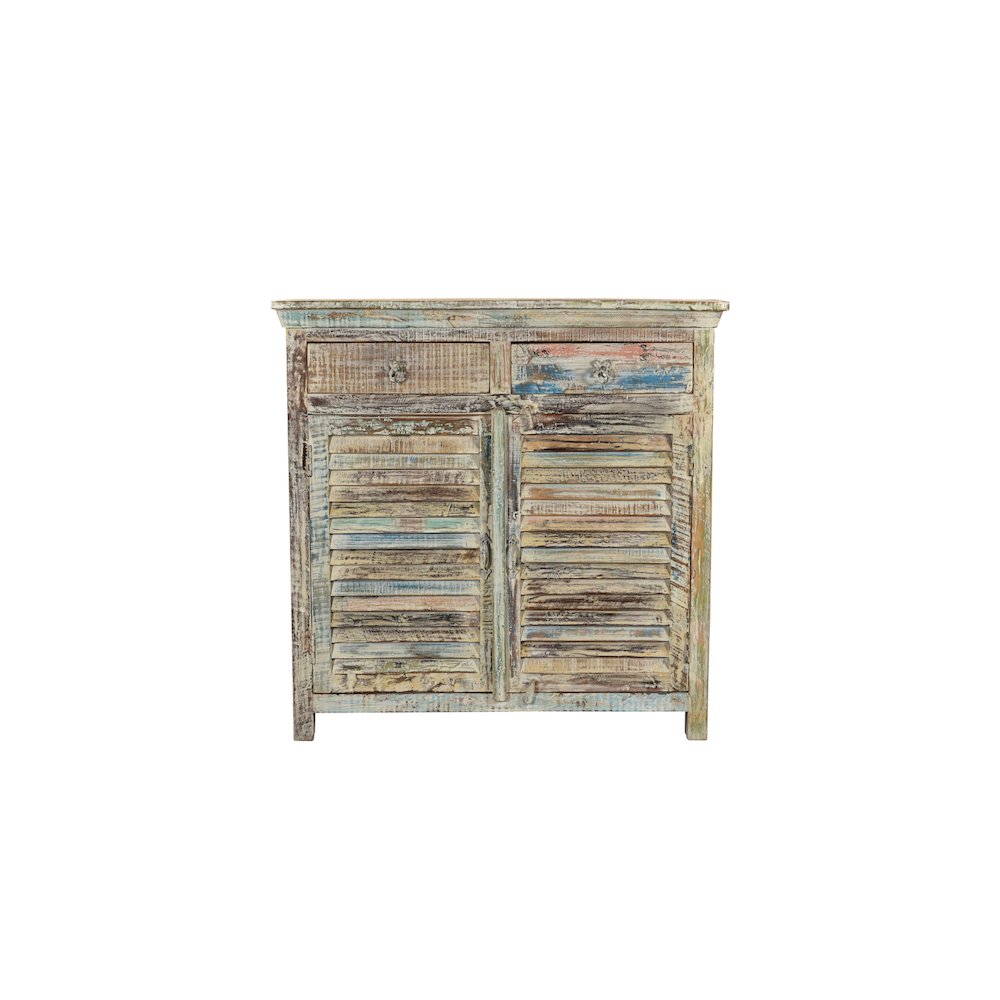Prescott 2-drawer 2-door Shutter Solid Wood Sideboard. Picture 3