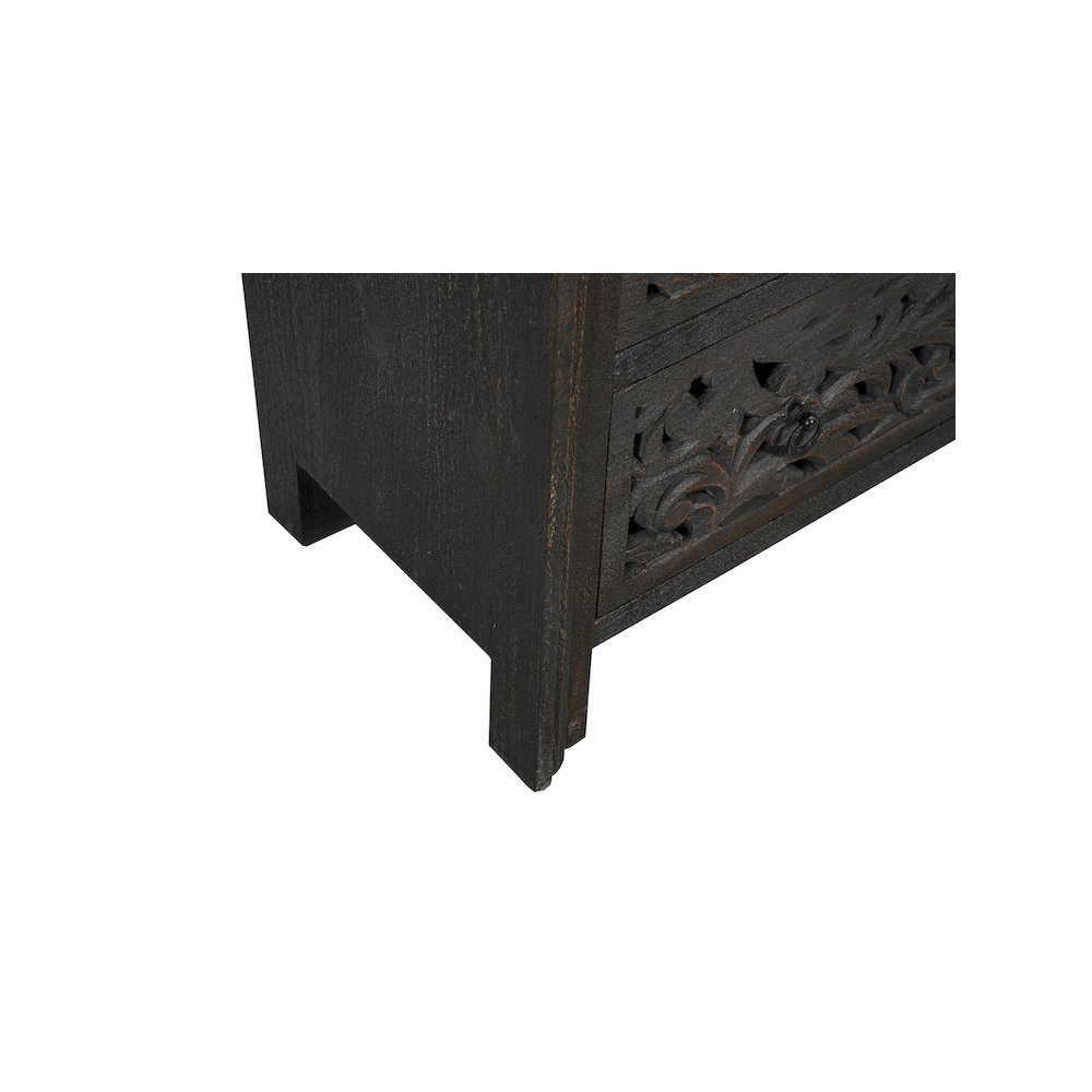 Calista 6-drawer Floral Carved Solid Wood Chest. Picture 5