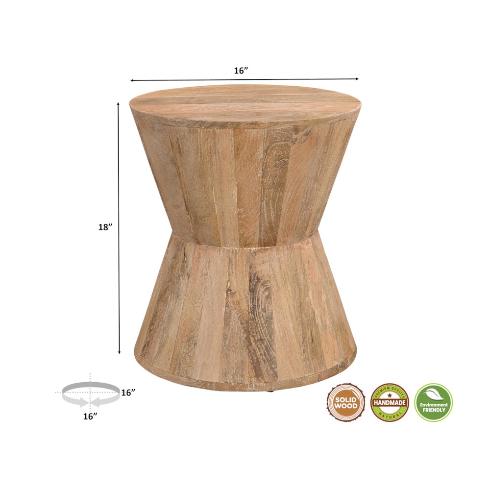 Reed Solid Wood Coffee Table. Picture 6