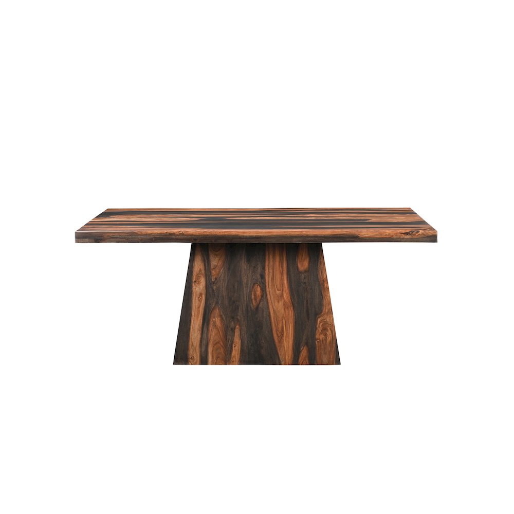 Marin 75" Solid Wood Pedestal Dining Table. Picture 2