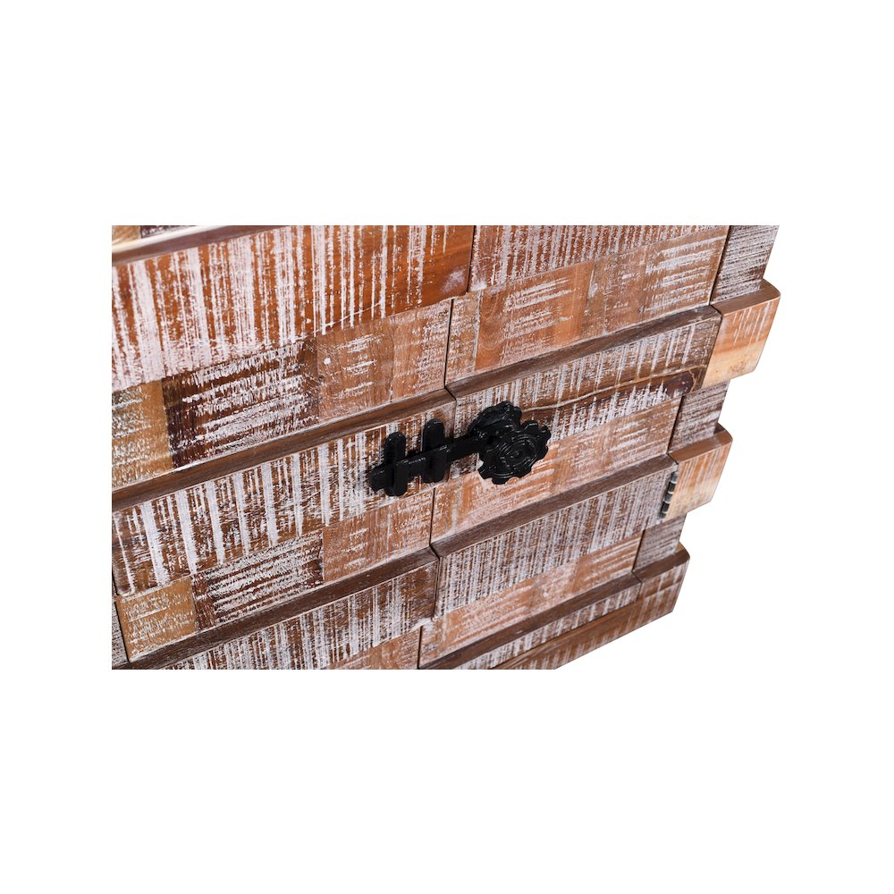 Eldris 4-door Solid Wood Sideboard. Picture 6