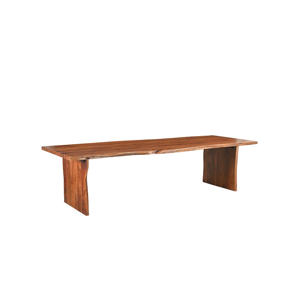 Oren 73" Live Edge Solid Wood Dining Bench. Picture 1