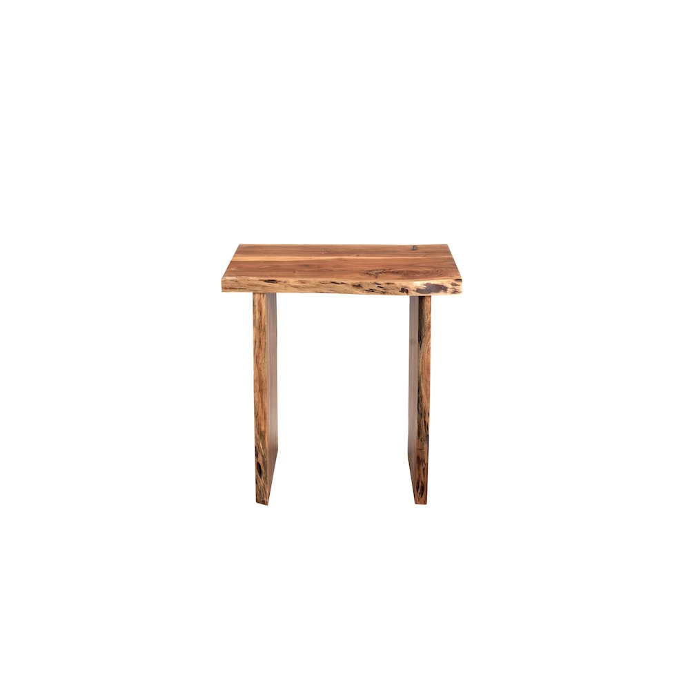 Oren 3-piece Live Edge Solid Wood Living Room Table Set. Picture 6