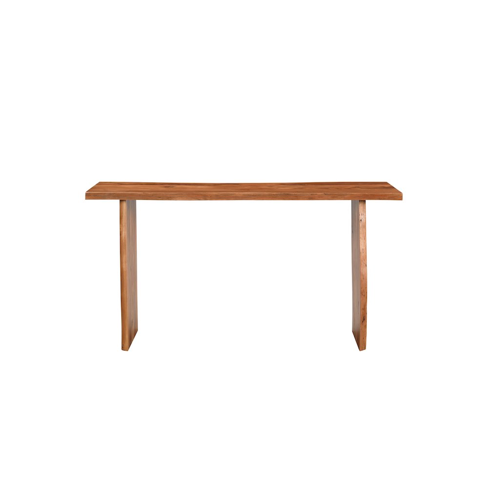 Oren Live Edge Solid Wood Console Table. Picture 2