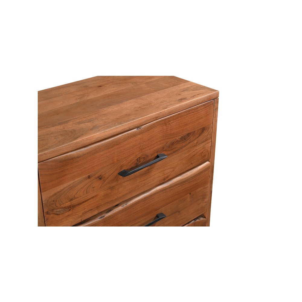 Ferris 6-drawer Live Edge Solid Wood Dresser. Picture 4