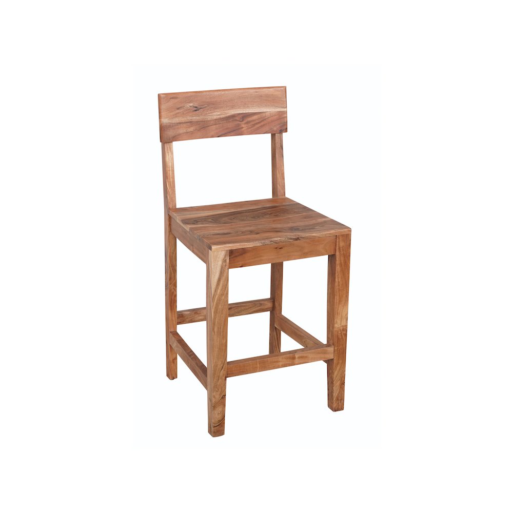 Oren Solid Wood Counter Chair. Picture 1