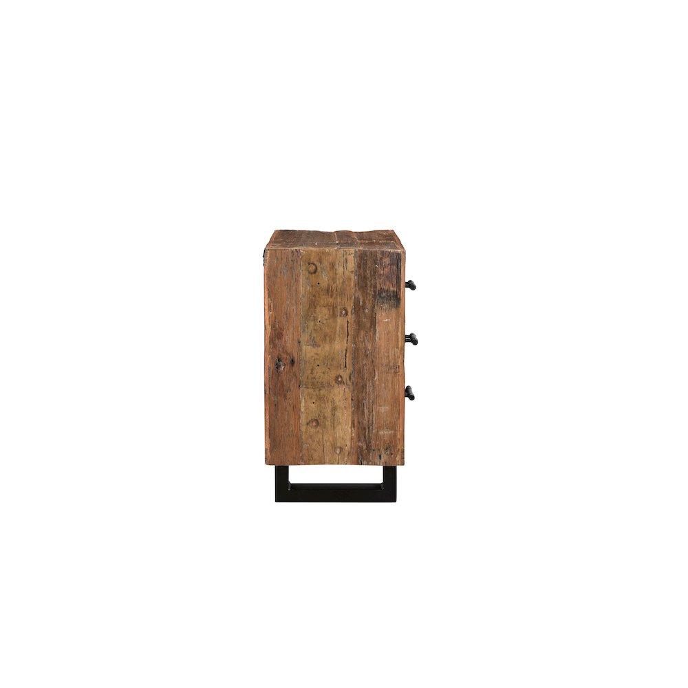 Hartley 3-drawer Solid Wood Nightstand. Picture 5