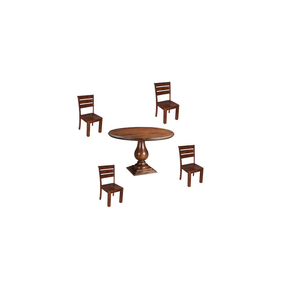 Adrien 5-piece Solid Wood Dining Set. Picture 1