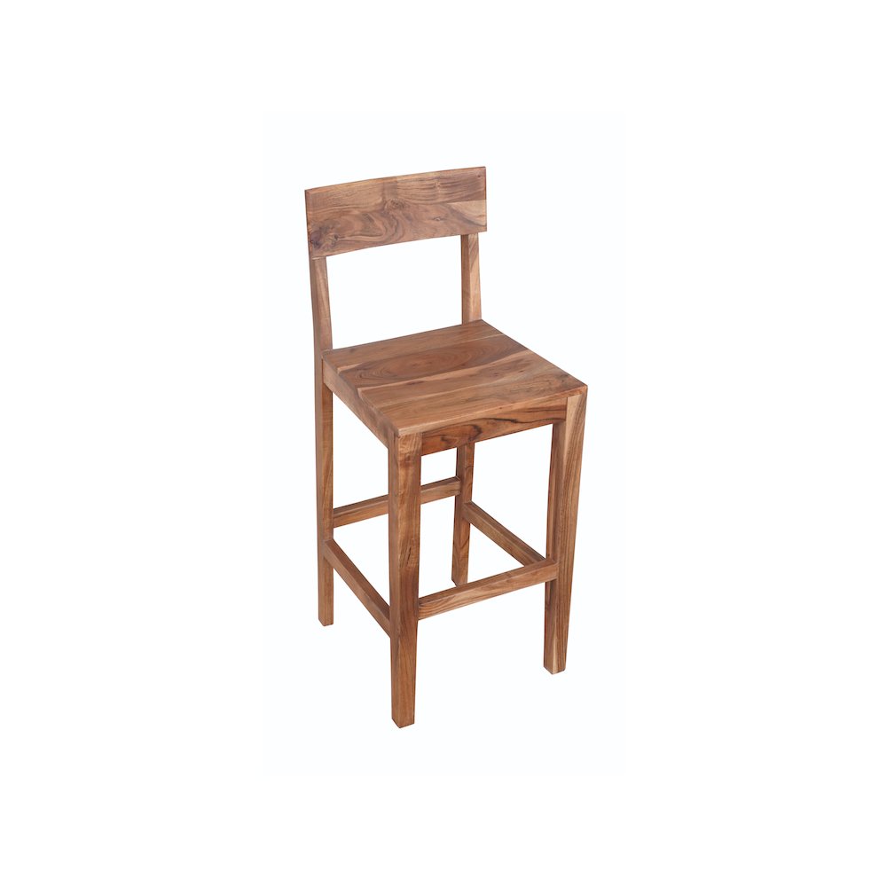 Oren Solid Wood Bar Chair. Picture 1
