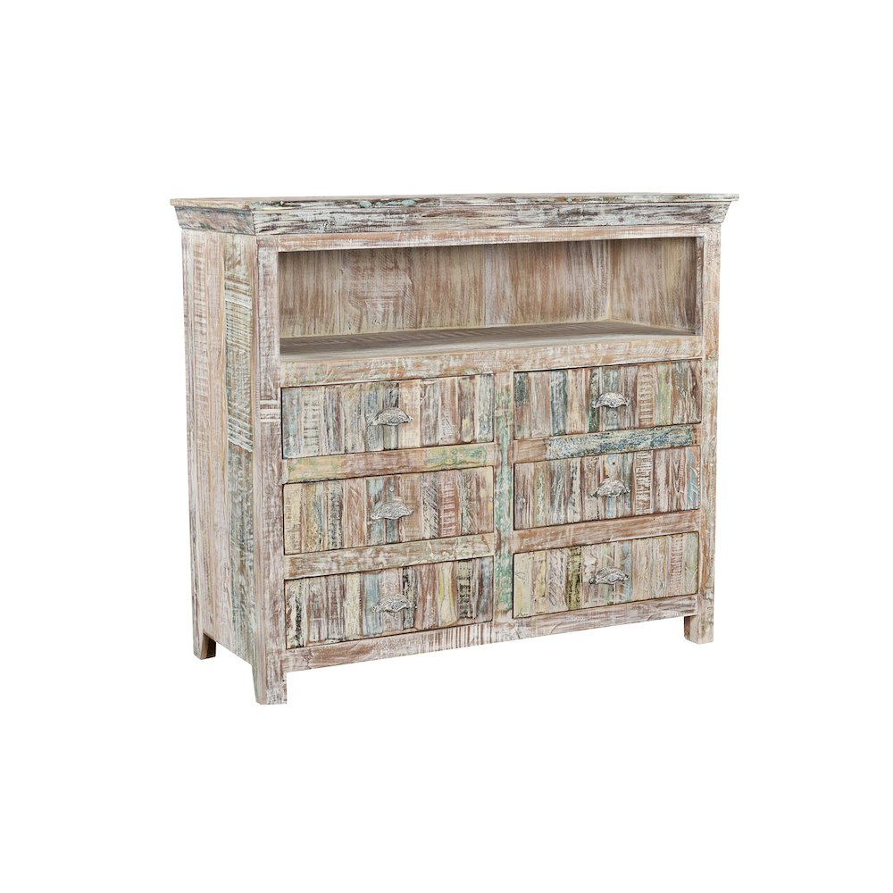 Prescott 6-drawer Solid Wood Media Chest. Picture 1
