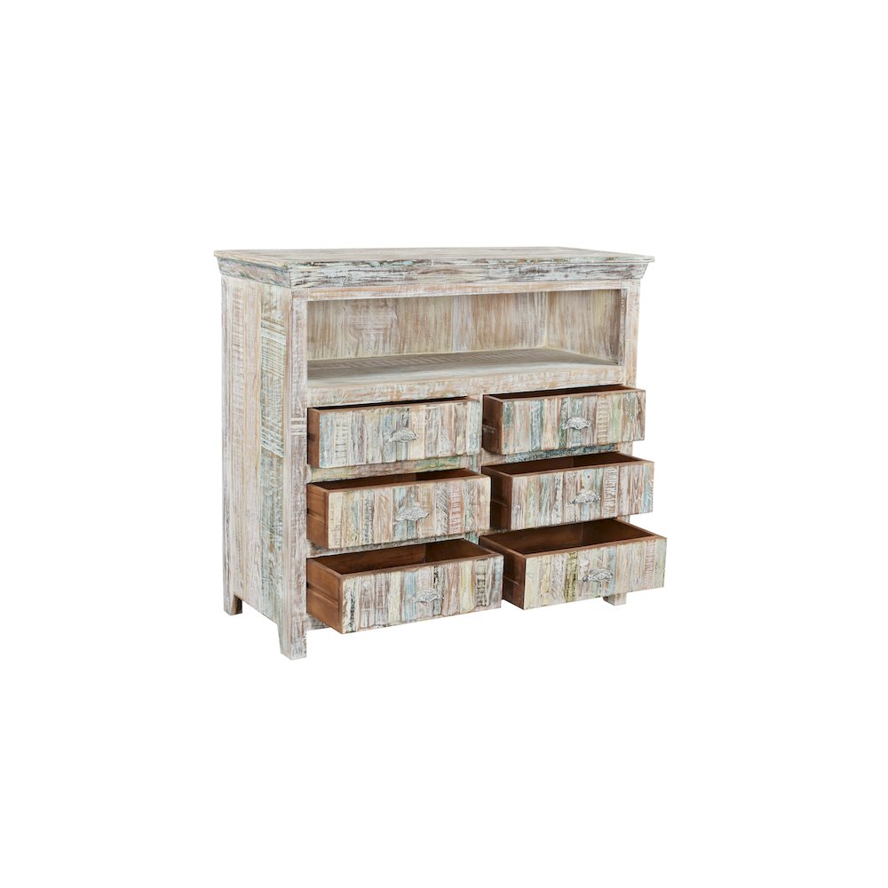 Prescott 6-drawer Solid Wood Media Chest. Picture 4