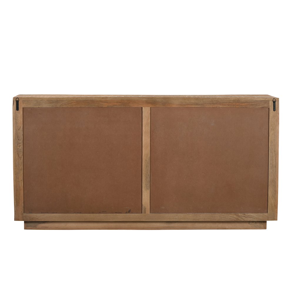 Lennox 4-door Carved Solid Wood Sideboard. Picture 7