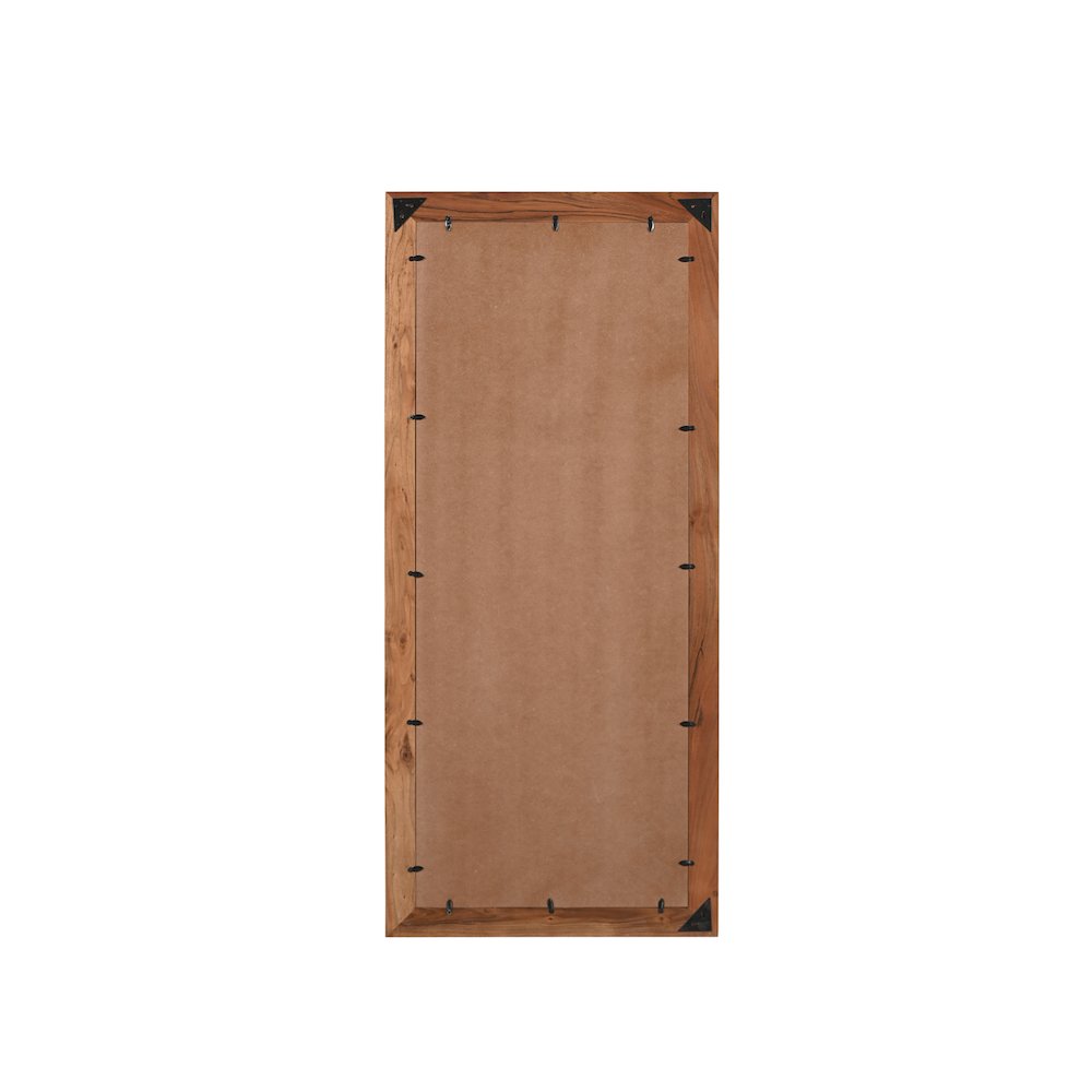 Oren 72" Live Edge Solid Wood Accent Mirror. Picture 4