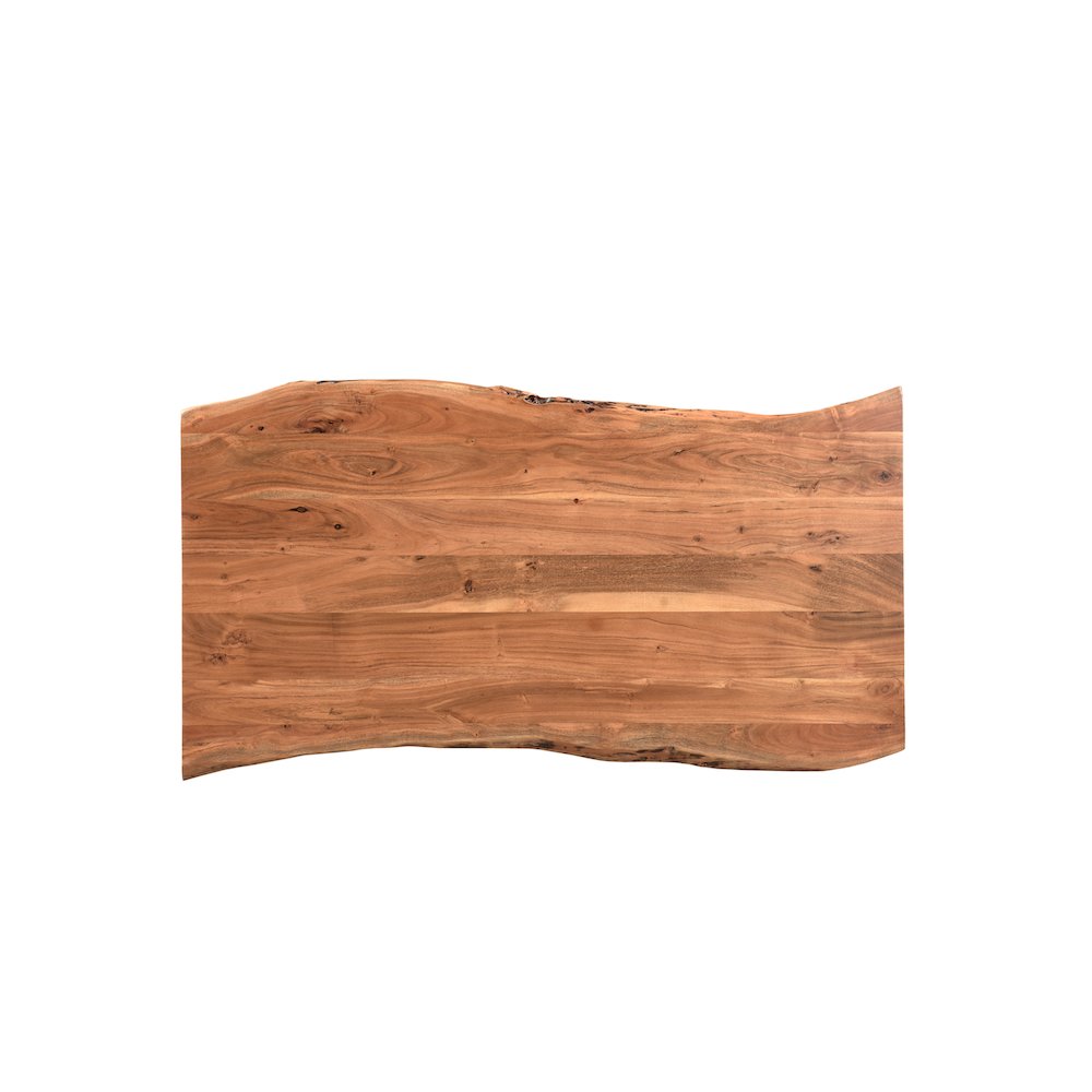 Oren 3-drawer Live Edge Solid Wood Writing Desk. Picture 6