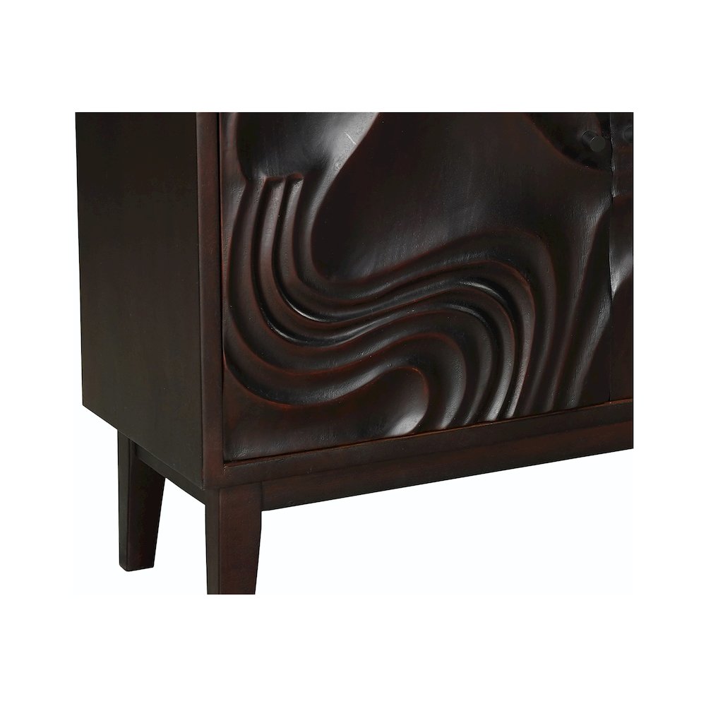 Renith 4-door Carved Solid Wood Sideboard. Picture 6