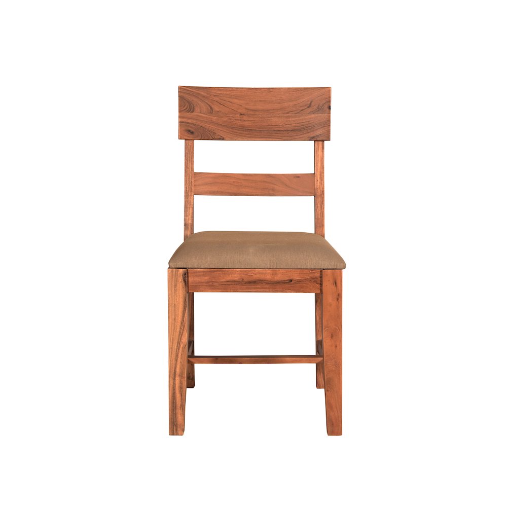 Oren Upholstered Solid Wood Dining Chairs (Set of 2). Picture 3