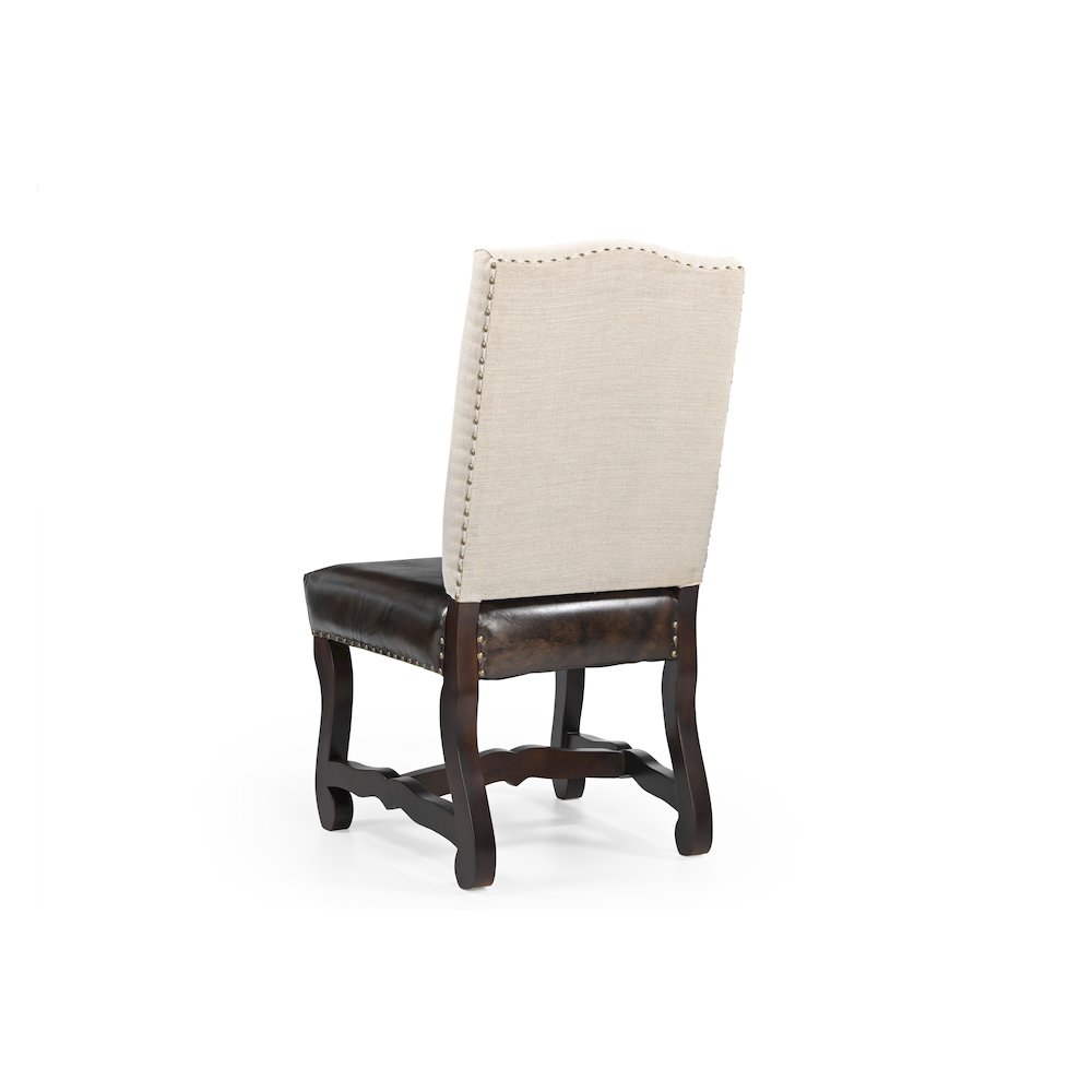 Torrence Upholstered Solid Wood Dining Chairs (Set of 2). Picture 6