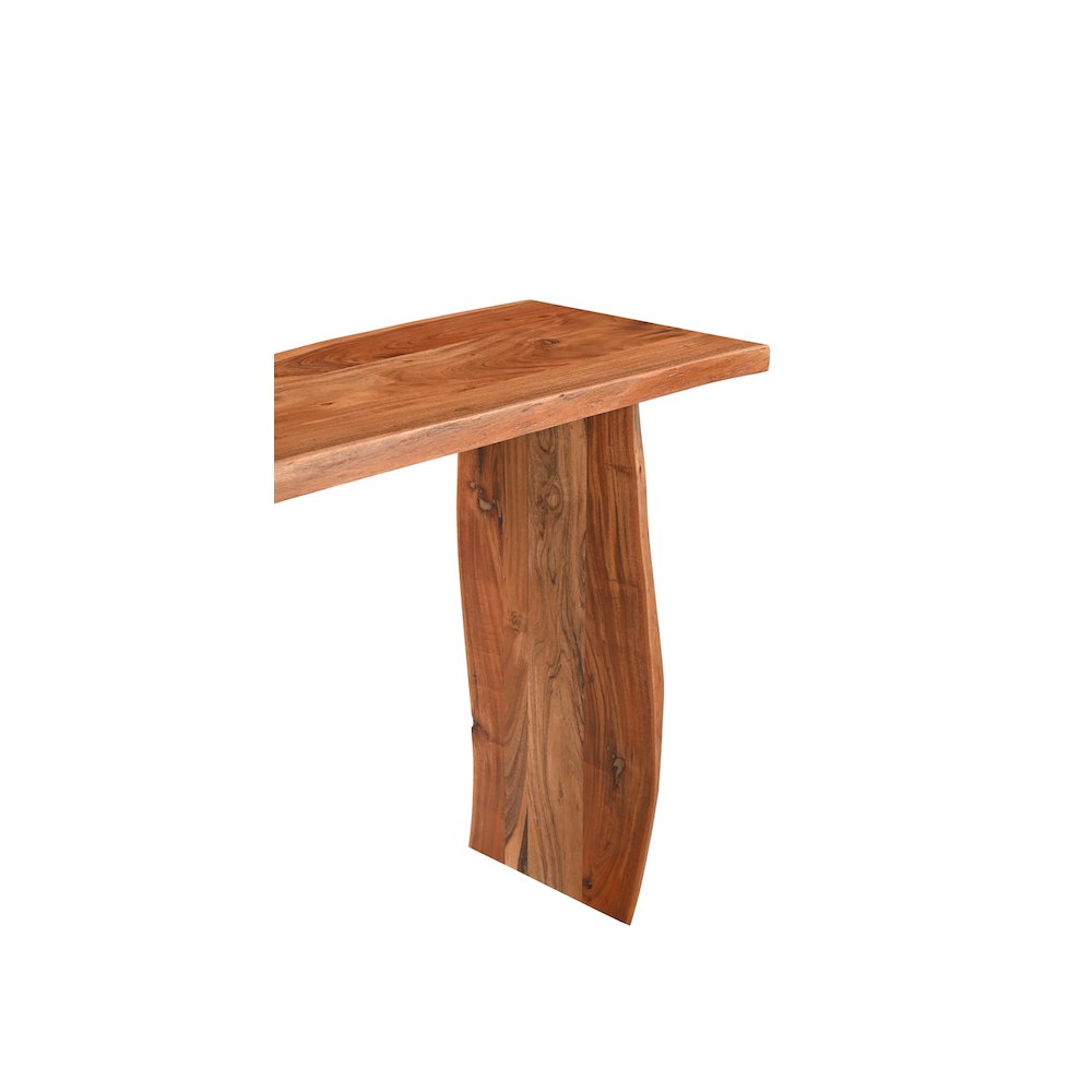 Oren Live Edge Solid Wood Console Table. Picture 3