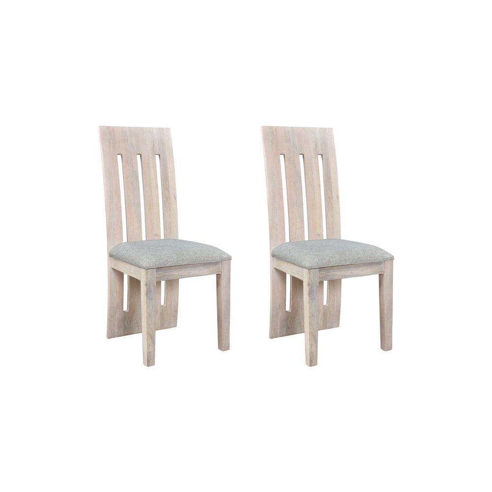 Jensen Upholstered Solid Wood Dining Chairs (Set of 2). Picture 1