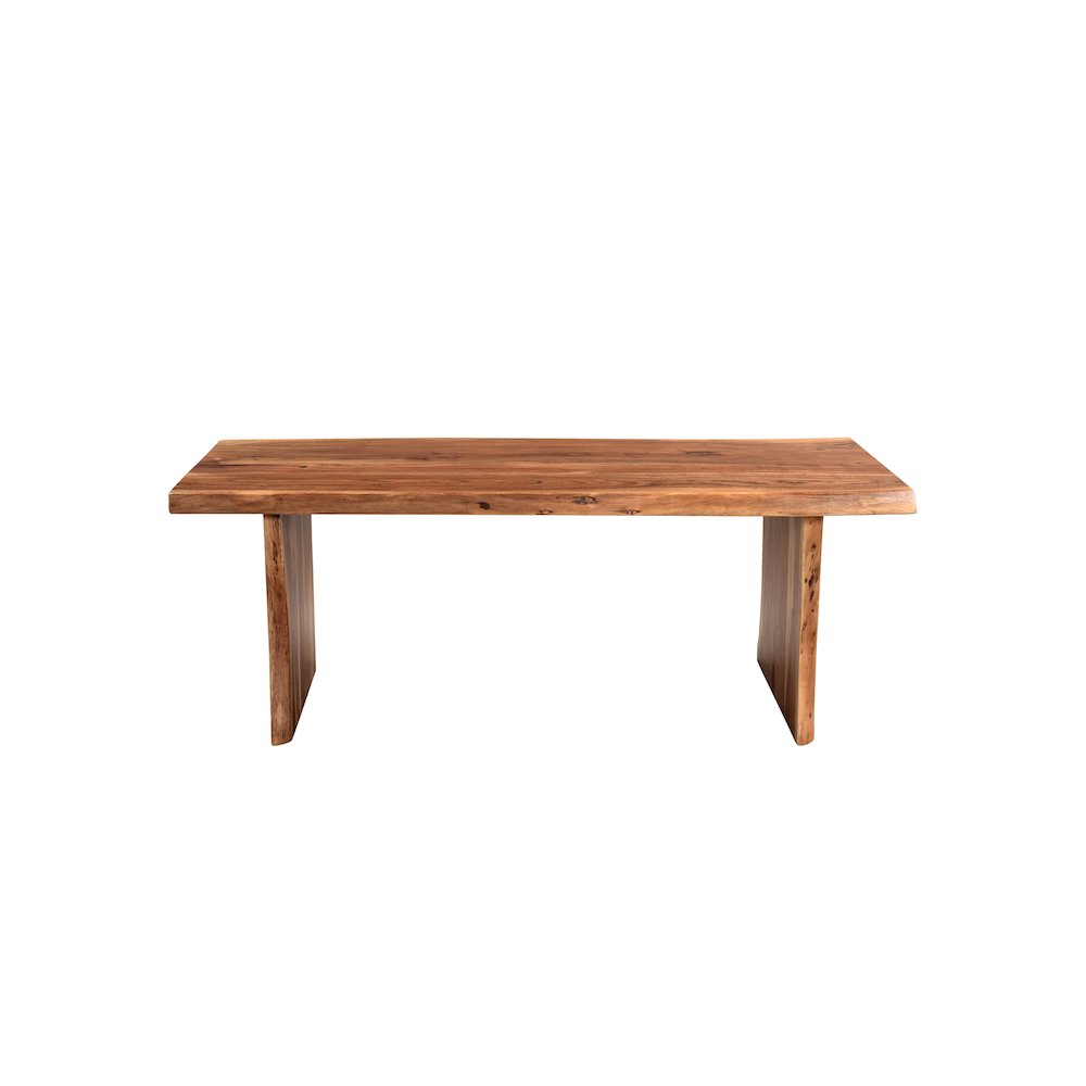 Oren Live Edge Solid Wood Coffee Table. Picture 2