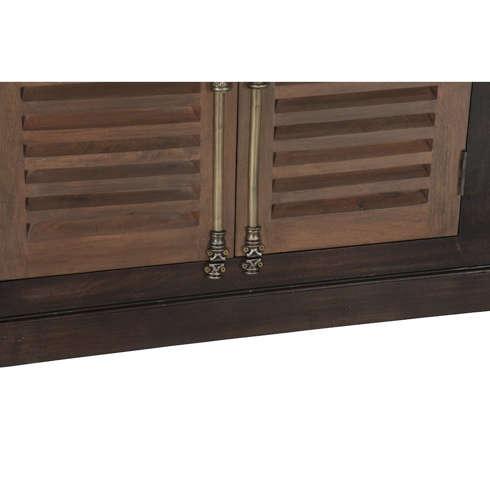 Lennox 4-door Shutter Solid Wood Sideboard. Picture 7