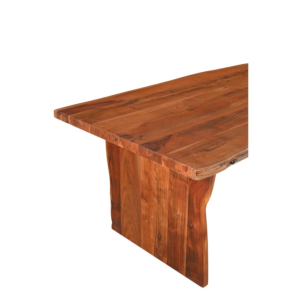 Oren 60" Live Edge Solid Wood Dining Bench. Picture 3