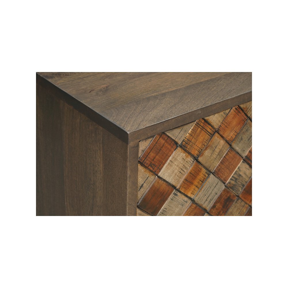 Renith 4-door Solid Wood Sideboard. Picture 4