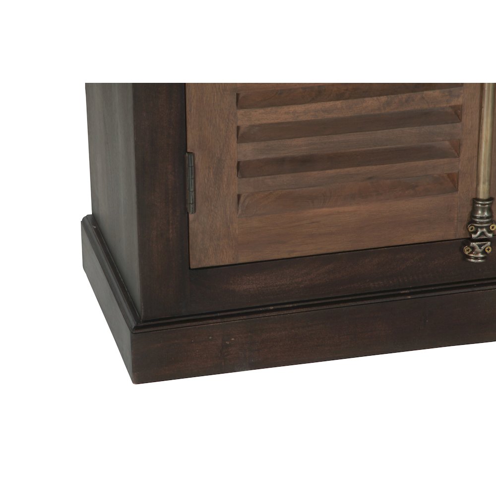 Lennox 4-door Shutter Solid Wood Sideboard. Picture 6