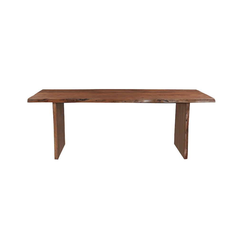 Savoy 96" Live Edge Solid Wood Dining Table. Picture 2