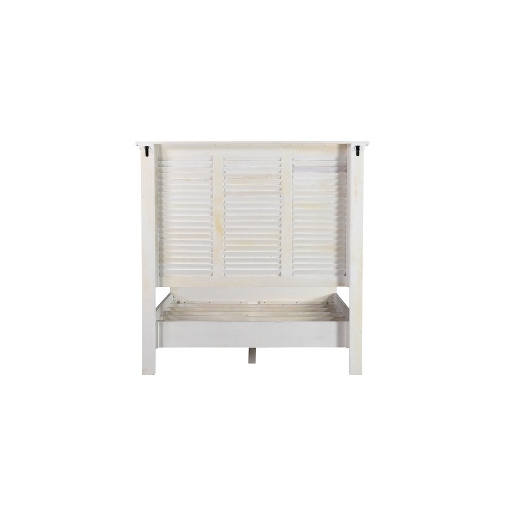 Prescott Shutter Solid Wood King Panel Bed. Picture 7
