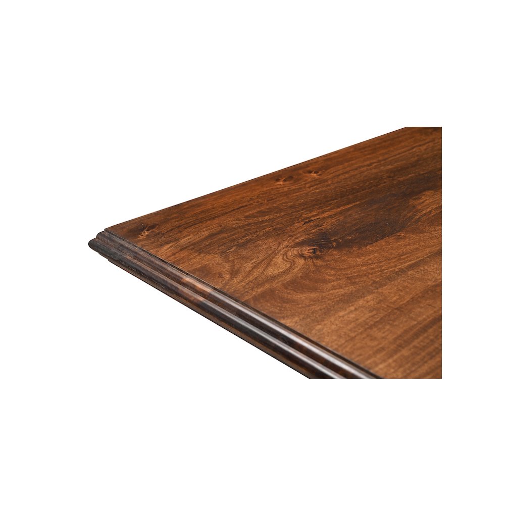 Adrien 75" Solid Wood Double Pedestal Dining Table. Picture 5