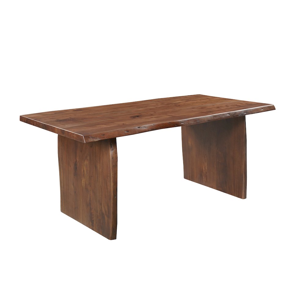 Savoy 7-piece Live Edge Solid Wood Dining Set. Picture 2