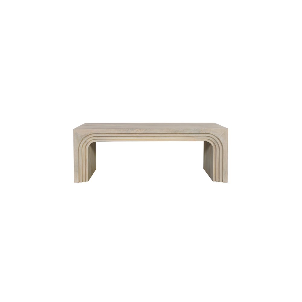 Renith Solid Wood Coffee Table. Picture 2
