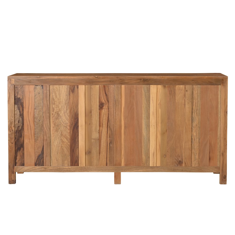 Grayson 4-door Carved Solid Wood Sideboard. Picture 7