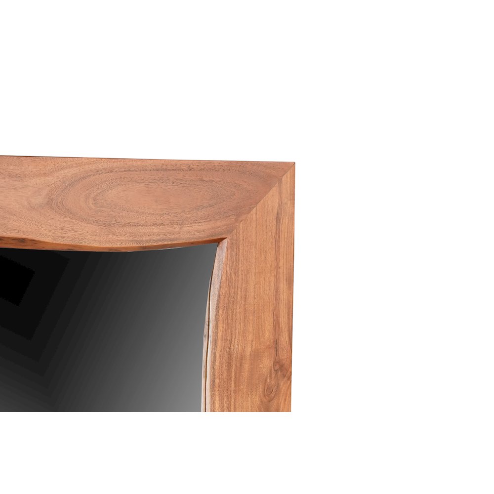 Ferris Live Edge Solid Wood Accent Mirror. Picture 3
